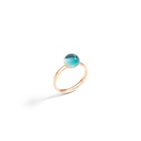Anello Florilège de Vie Donna Rosèe du Matin in Oro Turchese R12M-TUR - R12M-TUR